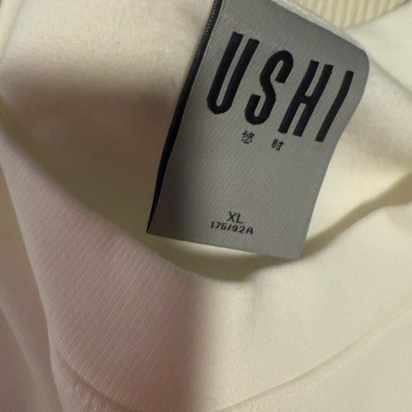 USHI x MSH White Logo T-Shirt — Size XL (Indie / Collab Piece) - Picture 6 of 7